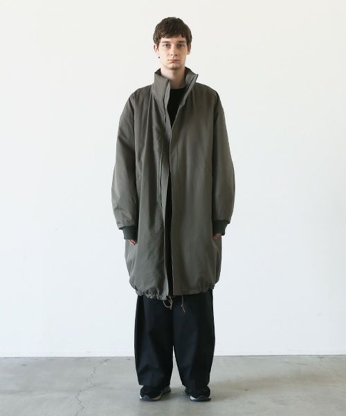 VU.ヴウ.flight coat-FINX COTTON vu-a23-b22[DARK KHAKI]