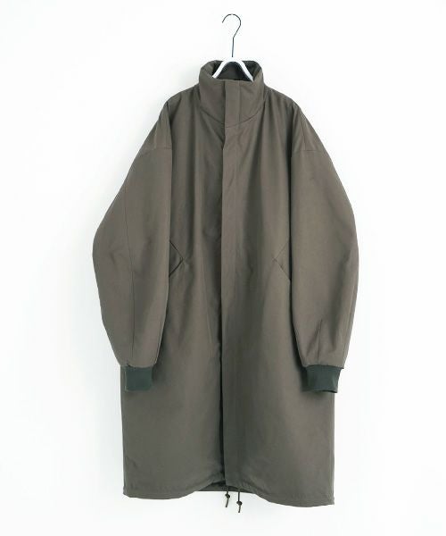 VU.ヴウ.flight coat-FINX COTTON vu-a23-b22[DARK KHAKI]