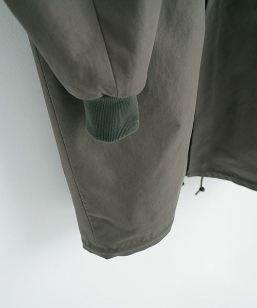 VU.ヴウ.flight coat-FINX COTTON vu-a23-b22[DARK KHAKI]