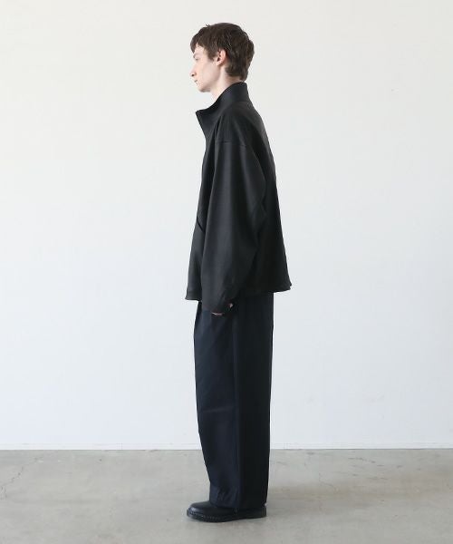 VU.ヴウ.deer leather stand collar bluson vu-a23-b25[BLACK]