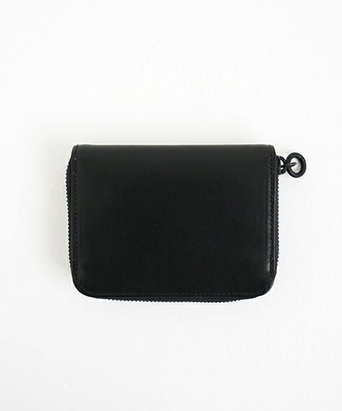 VU PRODUCT ヴウプロダクト cow leather zip wallet [BLACK] vu-product-B13 ワックスレザージップウォレット　栃木レザー財布