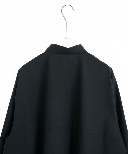 VUy.ヴウワイ.two slit shirt vuy-a23-s01[BLACK×PAINT]