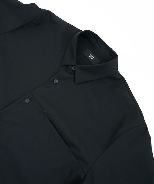 VUy.ヴウワイ.two slit shirt vuy-a23-s01[BLACK×PAINT]