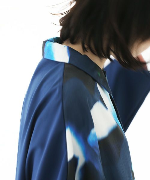 VUy.ヴウワイ.dolman shirt vuy-a23-s02[BLUE×PAINT]