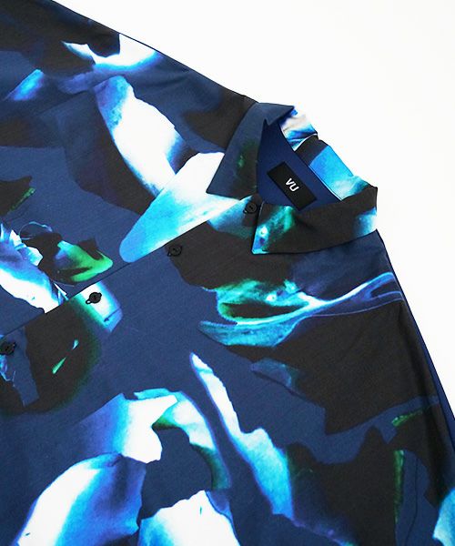 VUy.ヴウワイ.dolman shirt vuy-a23-s02[BLUE×PAINT]