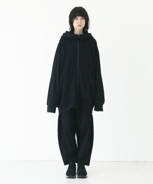 VUy.ヴウワイ.big hoody vuy-a23-k04[BLACK]