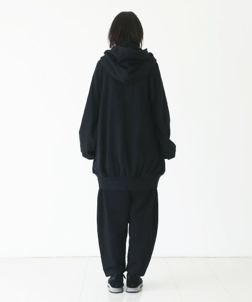 VUy.ヴウワイ.big hoody vuy-a23-k04[BLACK]