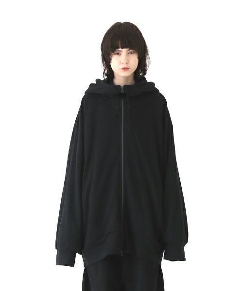VUy.ヴウワイ.big hoody vuy-a23-k04[BLACK]