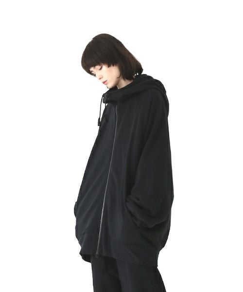 VUy.ヴウワイ.big hoody vuy-a23-k04[BLACK]