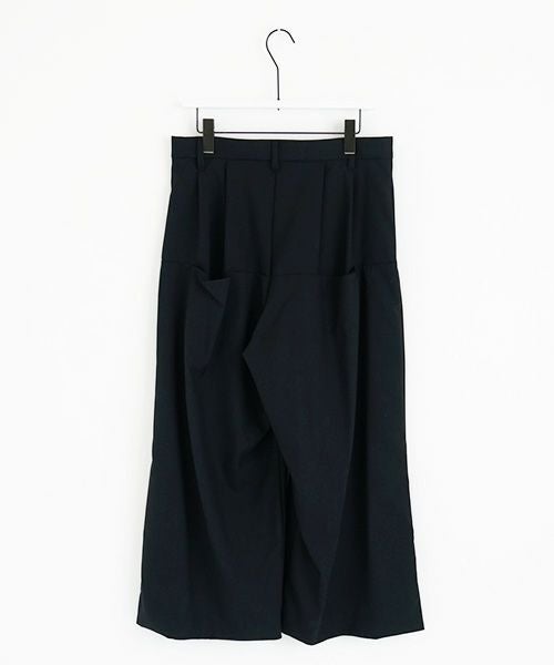 VUy.ヴウワイ.box slit pants vuy-a23-p02[BLACK×PAINT]