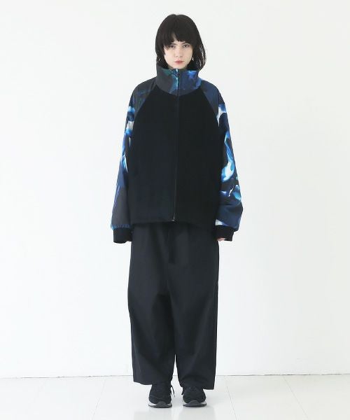 VUy.ヴウワイ.short bluson vuy-a23-b01[BLACK×PAINT]