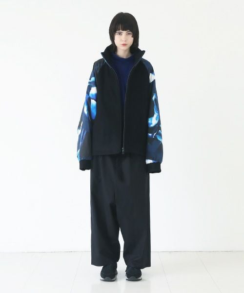 VUy.ヴウワイ.short bluson vuy-a23-b01[BLACK×PAINT]