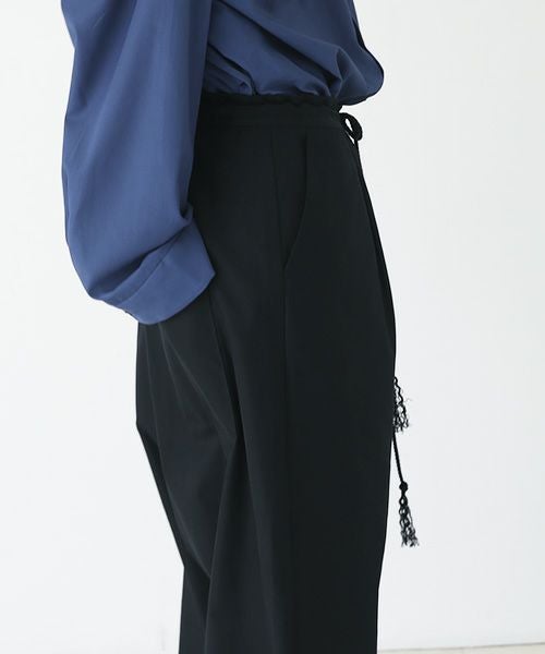 VUy.ヴウワイ.wide silhouette pants vuy-a23-p01[BLACK]