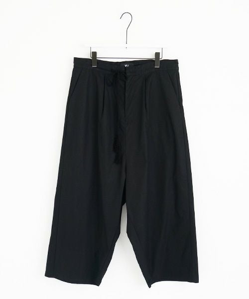 VUy.ヴウワイ.wide silhouette pants vuy-a23-p01[BLACK]