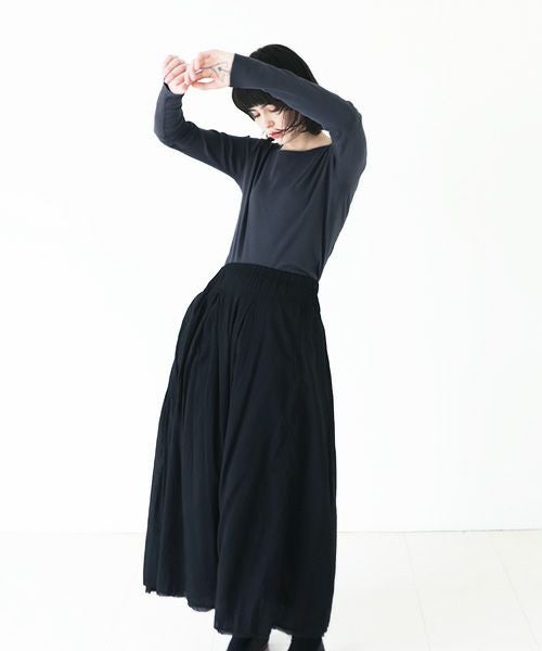 KristenseN DU NORD.クリステンセンドゥノルド.SKIRT [332-12332/E-247/10 Black]