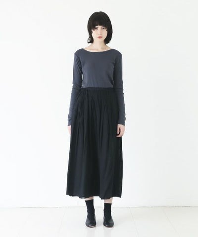 KristenseN DU NORD.クリステンセンドゥノルド.SKIRT [332-12332/E-247/10 Black]