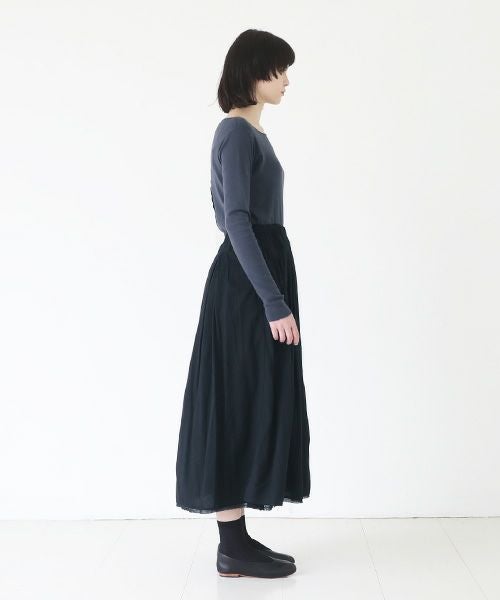 KristenseN DU NORD.クリステンセンドゥノルド.SKIRT [332-12332/E-247/10 Black]