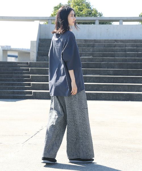 Edwina Hoerl.エドウィナホール.T-SHIRT[ALLTAGSHELD] [14B/EH46TS-02/darkgrey]_