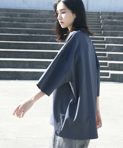 Edwina Hoerl.エドウィナホール.T-SHIRT[ALLTAGSHELD] [14B/EH46TS-02/darkgrey]_