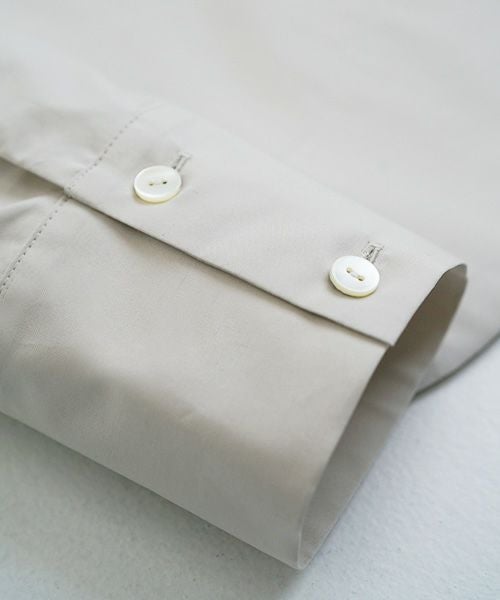 Mochi モチ Mochi公式 Mochi通販 Mochi服 Mochiツイッター Mochiインスタ finx cotton shirt [off beige]