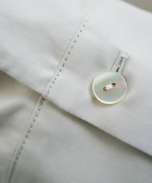 Mochi モチ Mochi公式 Mochi通販 Mochi服 Mochiツイッター Mochiインスタ finx cotton shirt [off beige]