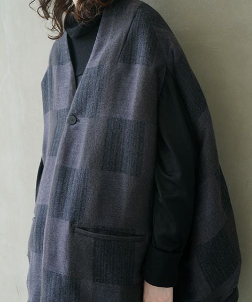 Mochi.モチ.original jacquard blouson [original check]