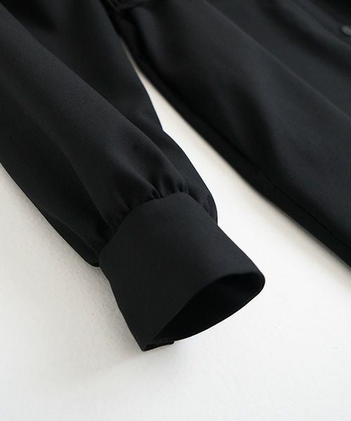 Mochi モチ Mochi公式 Mochi通販 Mochi服 Mochiツイッター Mochiインスタ tuck shirt dress [black]