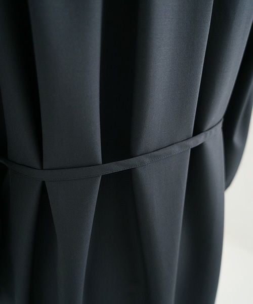 Mochi モチ Mochi公式 Mochi通販 Mochi服 Mochiツイッター Mochiインスタ tuck shirt dress [dark moss grey]