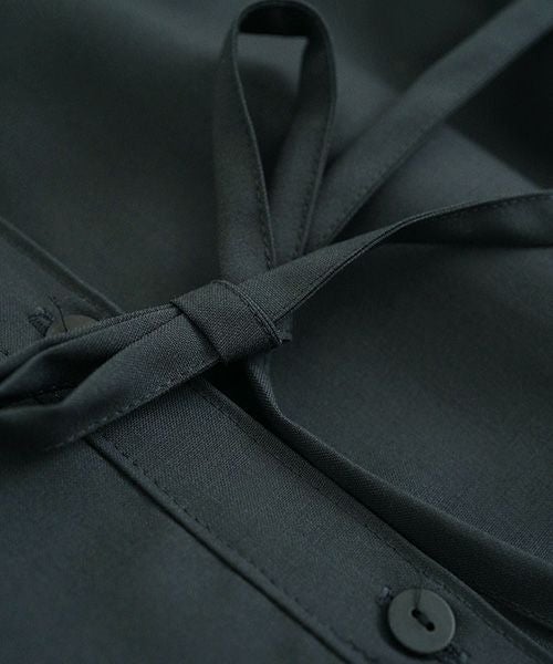 Mochi モチ Mochi公式 Mochi通販 Mochi服 Mochiツイッター Mochiインスタ tuck shirt dress [dark moss grey]