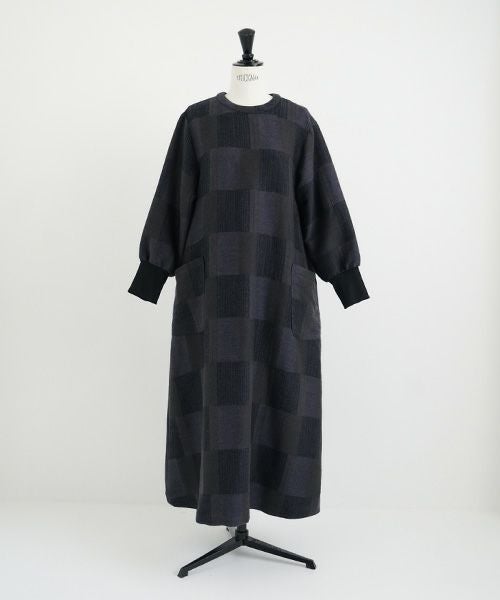 Mochi.モチ.original jacquard dress [original check/・1]