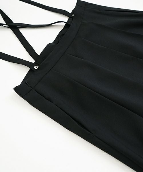 Mochi.モチ.harf tucked skirt [black]