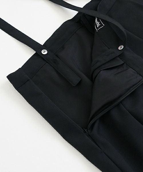 Mochi.モチ.harf tucked skirt [black]