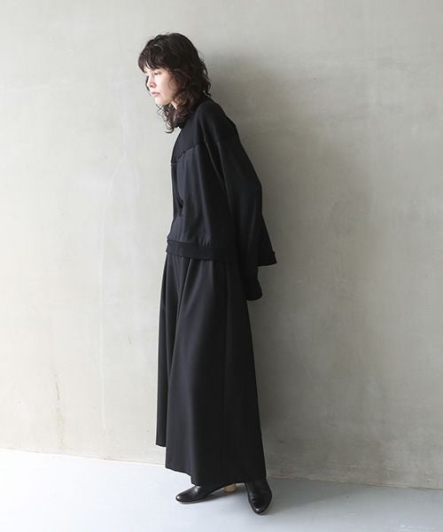 Mochi.モチ.flare wide pants [black]