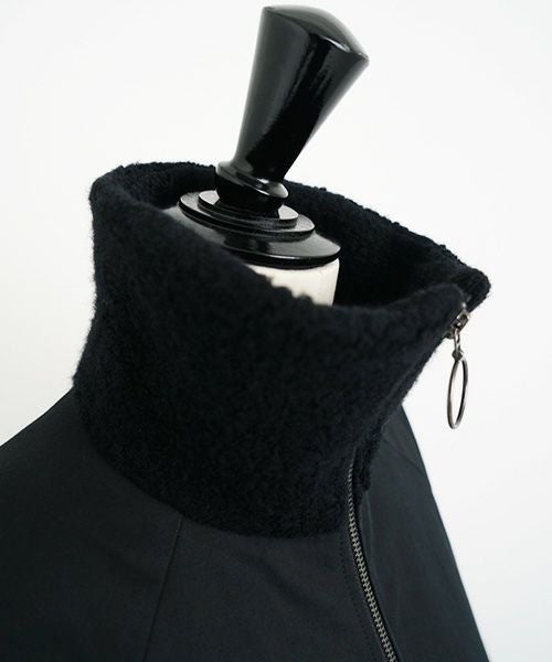 ◇Mochi◇ finx gabardine coat 黒　サイズ1 Mochi モチ finx gabardine coat [black/・1]
