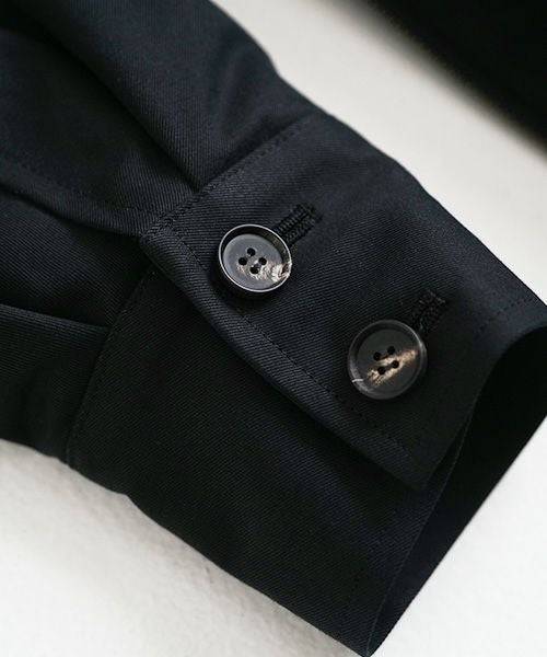 Mochi モチ Mochi公式 Mochi通販 Mochi服 Mochiツイッター Mochiインスタ finx gabardine coat [black]