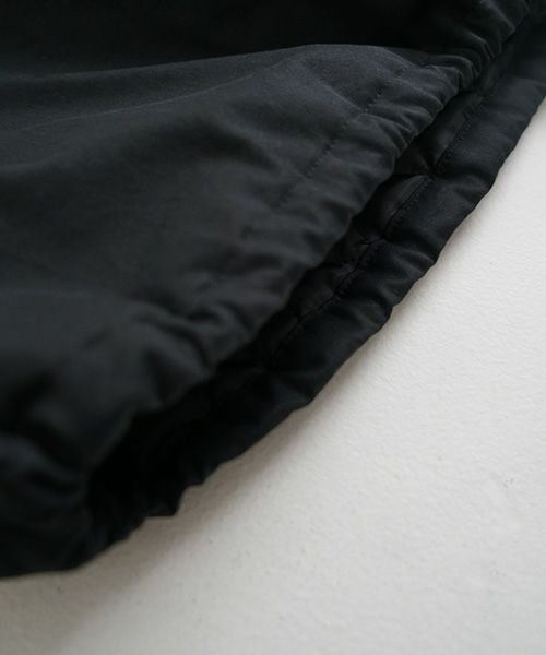 Mochi モチ finx gabardine coat [black/・1]