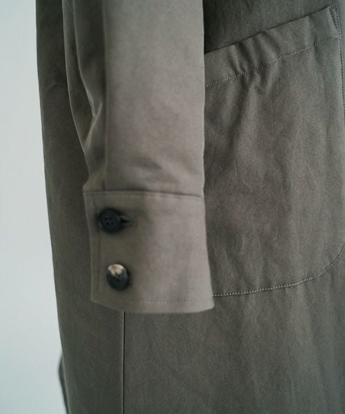 Mochi モチ Mochi公式 Mochi通販 Mochi服 Mochiツイッター Mochiインスタ finx gabardine coat [dark moss green]