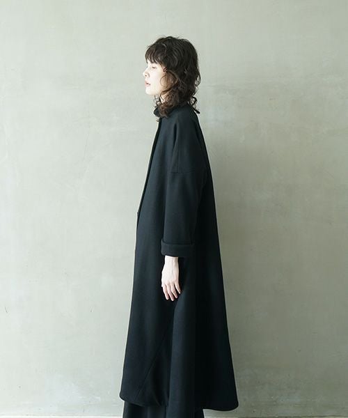Mochi.モチ.a-line coat [black]