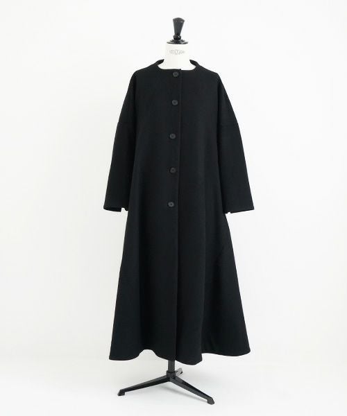Mochi.モチ.a-line coat [black]