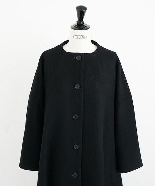 Mochi.モチ.a-line coat [black]