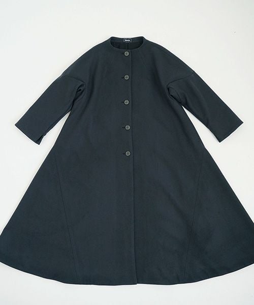 Mochi モチ a-line coat [dark moss grey]
