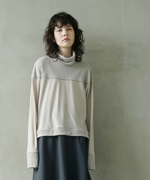 ニット/セーター mochi mochi turtleneck knit Mochi モチ turtleneck knit [grey beige]