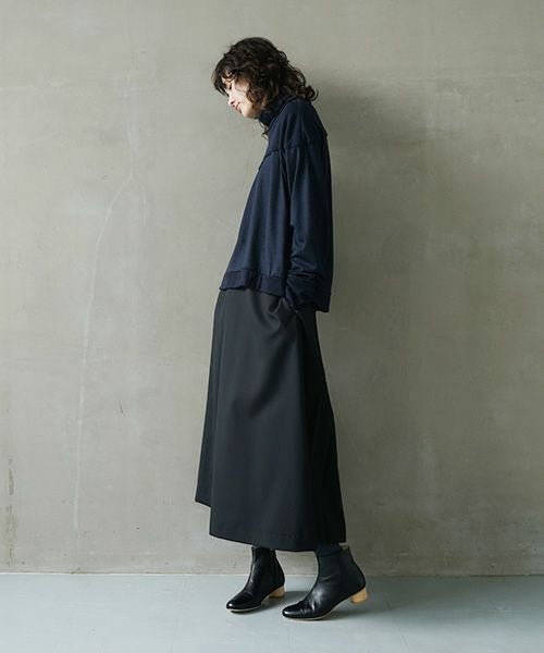 Mochi.モチ.turtleneck knit [navy]