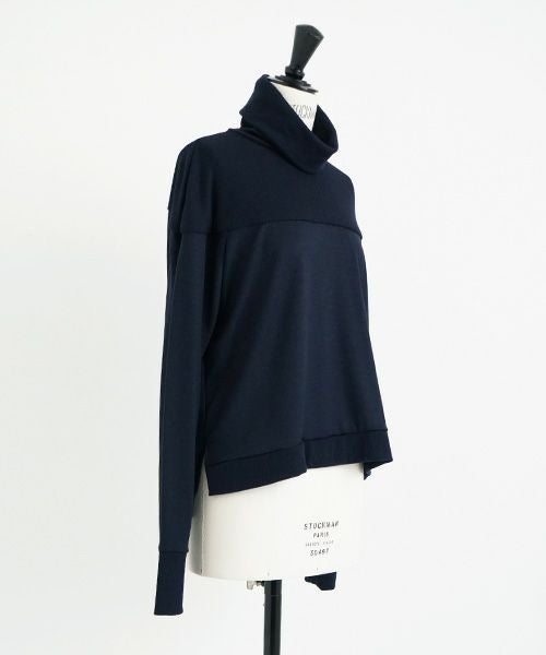 Mochi.モチ.turtleneck knit [navy]