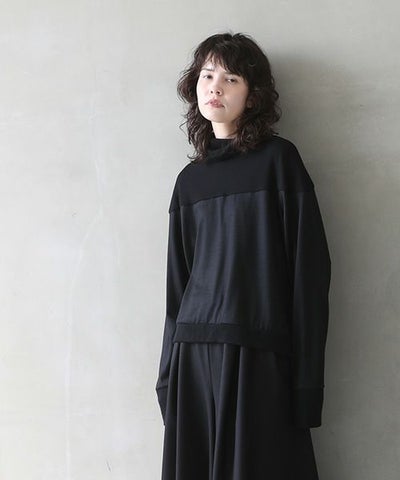 Mochi.モチ.turtleneck knit [black]