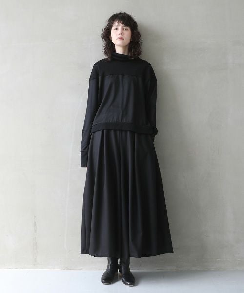 Mochi.モチ.turtleneck knit [black]