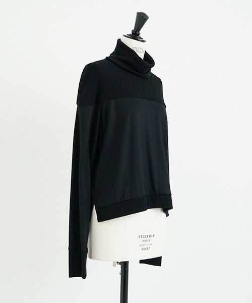 Mochi.モチ.turtleneck knit [black]