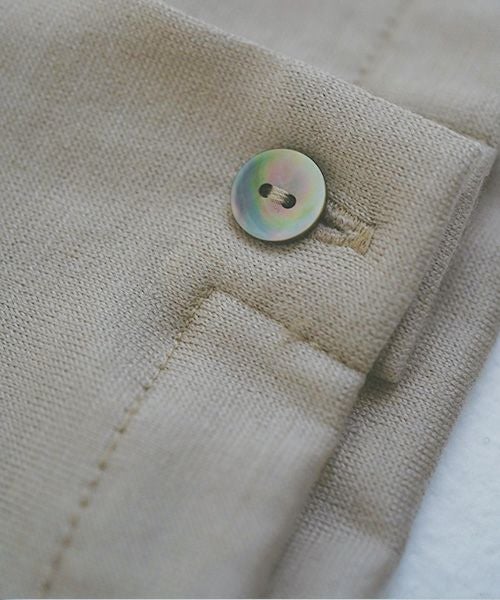 Mochi.モチ.dolman long knit cardigan [grey beige]