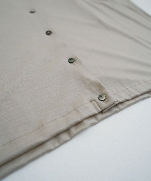 Mochi.モチ.dolman long knit cardigan [grey beige]