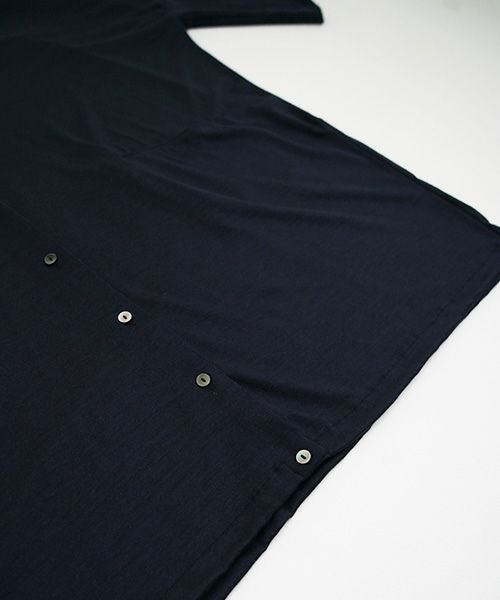 Mochi.モチ.dolman long knit cardigan [navy]